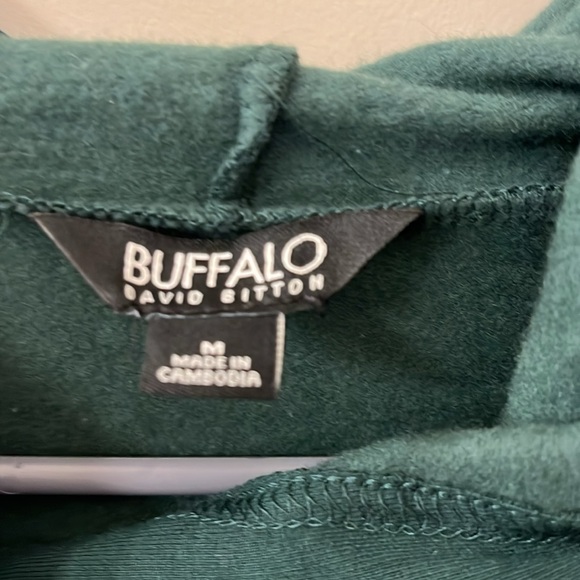 Buffalo by David Bitton Forest Green Pullover Hoodie - Picture 3 of 3
